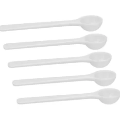 100 st plastgödselsked 2ml/1g mätsked för hög temperaturbeständighet för trädgårdsarbete