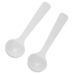 100 st plastgödselsked 2ml/1g mätsked för hög temperaturbeständighet för trädgårdsarbete