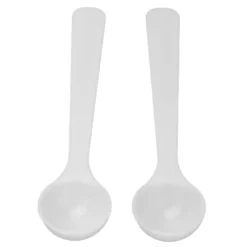 100 st plastgödselsked 2ml/1g mätsked för hög temperaturbeständighet för trädgårdsarbete