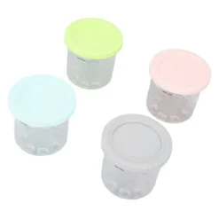 4 st. plastglassburkar, ersättning för Ninja NC299AMZ NC300s-serien Creami-glassmaskiner