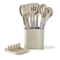 13 st Set Köksredskap Rostfritt stål Silikonsked Spatel Slev Köksredskap Set