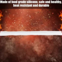 1 st silikon springremsa oljebeständig spis köksbänk lock fyllnadsskydd vit