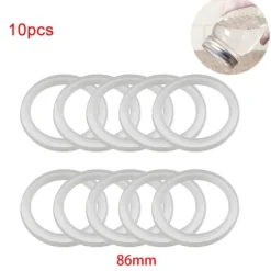 10 st silikonburkpackningar ersättning lufttäta silikonpackningstätningsringar för vanlig munkonservburk