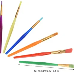 6 st små fondantkaka färgpenna dekorationsborste färgning socker hantverk bakverktyg