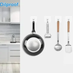 9 st starka självhäftande krokar, självhäftande väggkrokar för att hänga nycklar, handdukar, rockar, skadefria väggfästen för badrum, kök