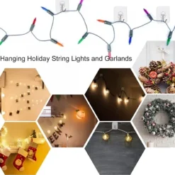 9 st starka självhäftande krokar, självhäftande väggkrokar för att hänga nycklar, handdukar, rockar, skadefria väggfästen för badrum, kök