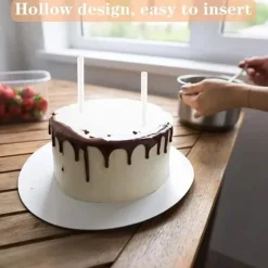 10 st stöd för tårtdekorationer i flera nivåer, 21x1,5 cm stöd