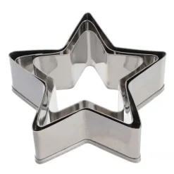 3 st stjärnformade Kakmått.