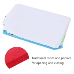 12 st återanvändbara frukt- och grönsakspåsar miljövänliga polyesternät grönsaks- och fruktleksaker förvaring