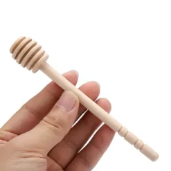 24 st trä honungsdroppar omrörningsstav sylt sirap drizzler stick servering köksredskap prylar (#2)