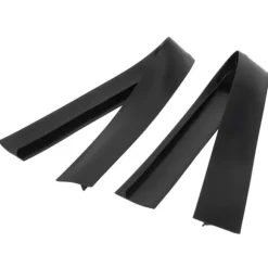 2 st. tätningslist för spishällsbänkskiva, värmebeständig, oljebeständig tätningslist för ugnsspalt (svart 21 tum)