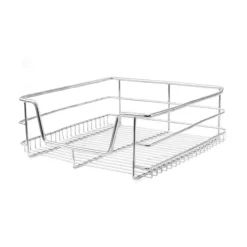 5 st Utdragbara Trådkorgar i Rostfritt Stål - 40 cm (B) med Mjuk Stängning För Skåp och Skafferier Kökslådor Förvaring 430 mm D x 297 mm B x 140 mm H | CDON