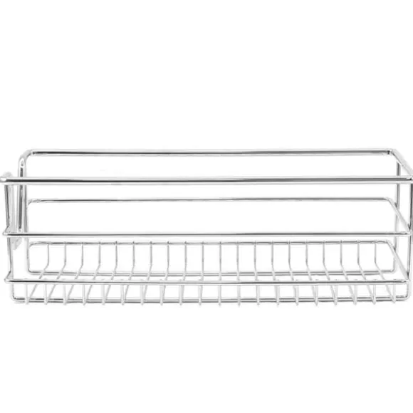 6 st Utdragbara Trådkorgar i Rostfritt Stål - 30 cm (B) med Mjuk Stängning För Skåp och Skafferier Kökslådor Förvaring 430 mm D x 197 mm B x 140 mm H | CDON