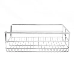 4 st Utdragbara Trådkorgar i Rostfritt Stål - 40 cm (B) med Mjuk Stängning För Skåp och Skafferier Kökslådor Förvaring 430 mm D x 297 mm B x 140 mm H | CDON