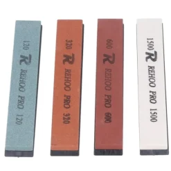4 STK knivslipsten med fast vinkel bryne knivslipsats 120 320 600 1500 grus vattensten