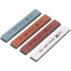 4 STK knivslipsten med fast vinkel bryne knivslipsats 120 320 600 1500 grus vattensten