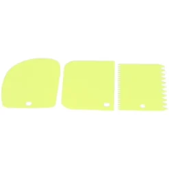 3 st/set kakkrämskrapa degpasty cutters skrapa köksverktyg gör-det-själv bakverktyg grön