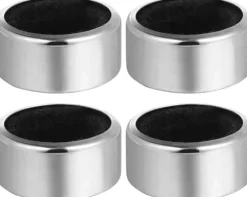 4 stycken dropprings i rostfritt stål, återanvändbar vinflaska, läckagesäker hällanordning, vintillbehör, bar, restaurang, hem