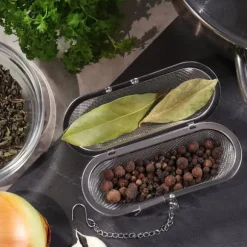 2 tefilter av 304 rostfritt stål, diskmaskinssäker, 11 cm tekanna