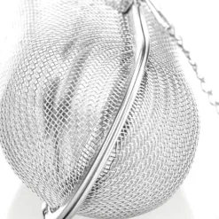 2 tefilter av 304 rostfritt stål, diskmaskinssäker, 11 cm tekanna