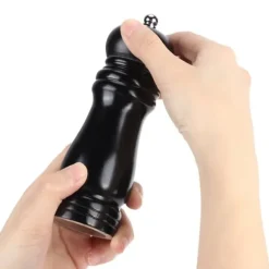 6 tum justerbar manuell pepparkvarn krydda salt kryddmalningsverktyg kvarnmaskin kökstillbehör