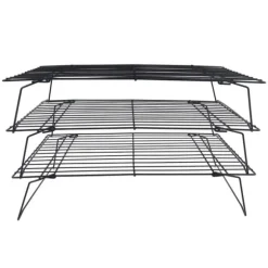 13 tums järnstativ 3 lager non-stick kylställ för matlagning bakning av kaka kex