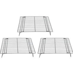 13 tums järnstativ 3 lager non-stick kylställ för matlagning bakning av kaka kex