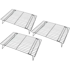 13 tums järnstativ 3 lager non-stick kylställ för matlagning bakning av kaka kex