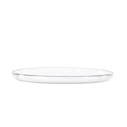 2 x Shine tallrik glas klar.