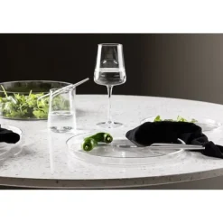 2 x Shine tallrik glas klar.