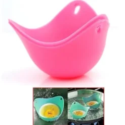 2 x Silikon Silikon Ägg Poacher Pochering Chook Värmesäkra Pods Twin Pack Köksredskap Kökstillbehör