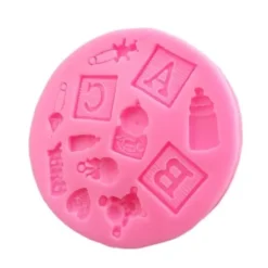 Abc Baby Shower Dop Silikonform