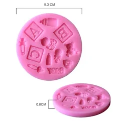 Abc Baby Shower Dop Silikonform