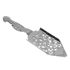 Absintfiltersked Rostfritt stål Ihålig Malört Cocktailsked Sockerbit Filtsked för Bartending Silver