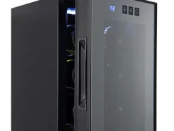 Adler AD 8083, Termoelektrisk vinkyl, Fristående, 12 flaska/flaskor, 50 W, G, Svart