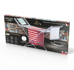Adler, hopfällbar elektrisk torkställning för klädsel, AD 7821