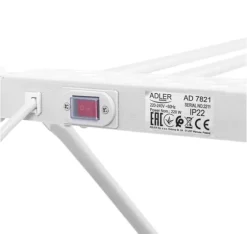 Adler, hopfällbar elektrisk torkställning för klädsel, AD 7821