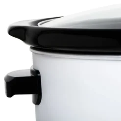 Adler Slow Cooker - Avtagbar keramisk holländsk ugn - 5,8L - Värmebeständiga bärhandtag