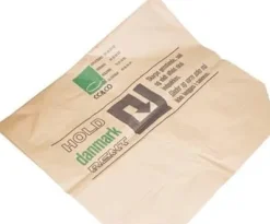 Affaldssække papir 70x95x25 cm 2-lags vådstærk brun - (50 stk.)