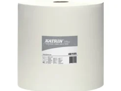Aftørringsrulle Industri Katrin Plus 4-lag Ø36cm B38cmxL360m Mix Hvid,1 Rl