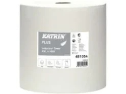 Aftørringsrulle Industri Katrin Plus 4-lag Ø36cm B38cmxL360m Mix Hvid,1 Rl