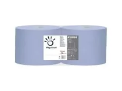 Aftørringsrulle Papernet blå 2 lag 360 meter 21,5 cm bred 1000 ark,2 rl/krt