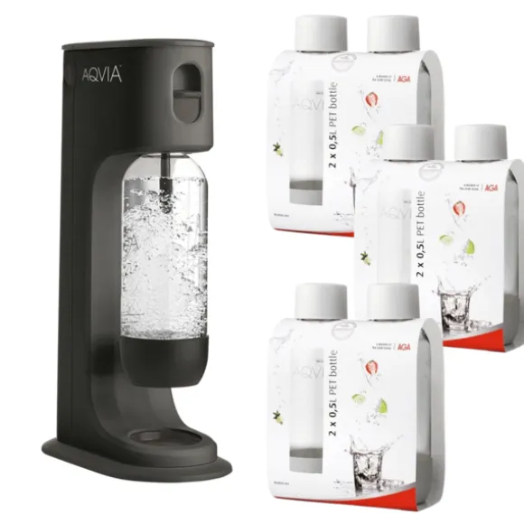 AGA Aqvia Balance (Black) + 6 x 0,5L PET-flaskor