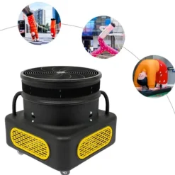 Air Dancer/Skydancer Fläkt - Uppblåsbar Blåsare - 750 W - 2800 RPM - 230 V 50 Hz EU-kontakt - För 5–6 m - 50×50×45 cm - 17,5 kg - Svart