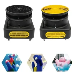 Air Dancer/Skydancer Fläkt - Uppblåsbar Blåsare - 750 W - 2800 RPM - 230 V 50 Hz EU-kontakt - För 5–6 m - 50×50×45 cm - 17,5 kg - Svart