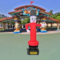 Air Dancer/Skydancer Fläkt - Uppblåsbar Blåsare - 750 W - 2800 RPM - 230 V 50 Hz EU-kontakt - För 5–6 m - 50×50×45 cm - 17,5 kg - Svart