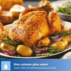 Airfryer XXL Philips serie 5000, kontroll via app, 1,4 kg, vit (HD9285/00)