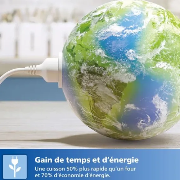 Airfryer XXL Philips serie 5000, kontroll via app, 1,4 kg, vit (HD9285/00)