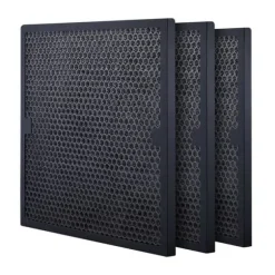 Aktiva kolfilter, 3-pack, 16'' x 19'', effektiva steg 2-filter för BlueDri & skrubber, luftrenare, vattenskador.