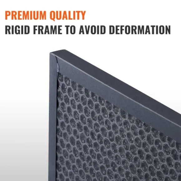 Aktiva kolfilter, 3-pack, 16'' x 19'', effektiva steg 2-filter för BlueDri & skrubber, luftrenare, vattenskador.